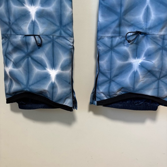 Burton Gloria Blue Dailola Shibori Snow Pants Size XL - Picture 14 of 16